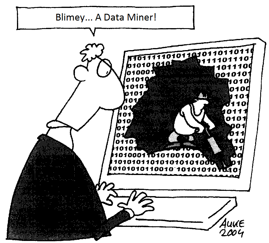 Blimey, a data miner!